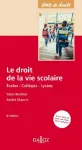 Le droit de la vie scolaire