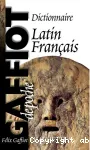 Dictionnaire latin français de poche Gaffiot